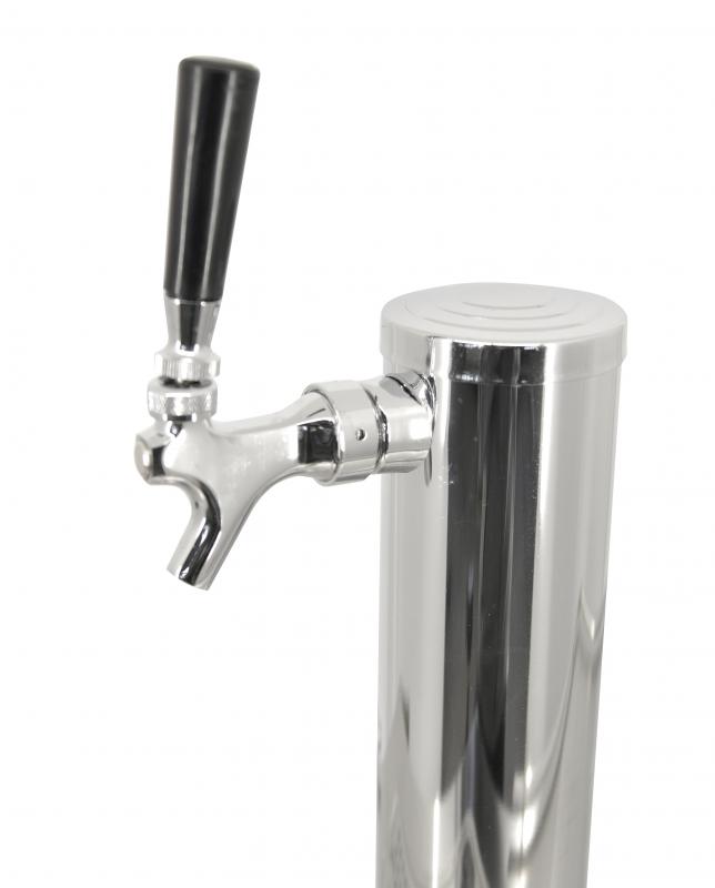 31-inch Solid Single-Door Bottle Keg Cooler with Beer Dispenser